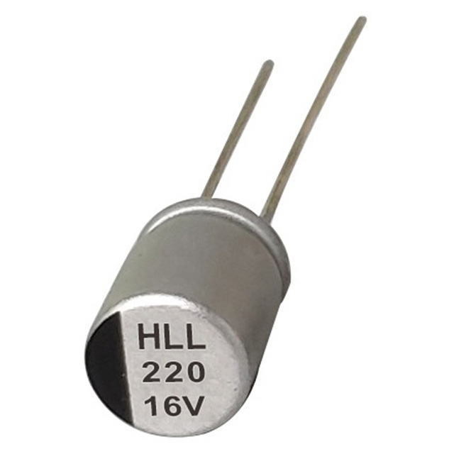 Gợn sóng HLL cao, tụ điện phân tích bằng nhôm xuyên tâm ESR thấp
